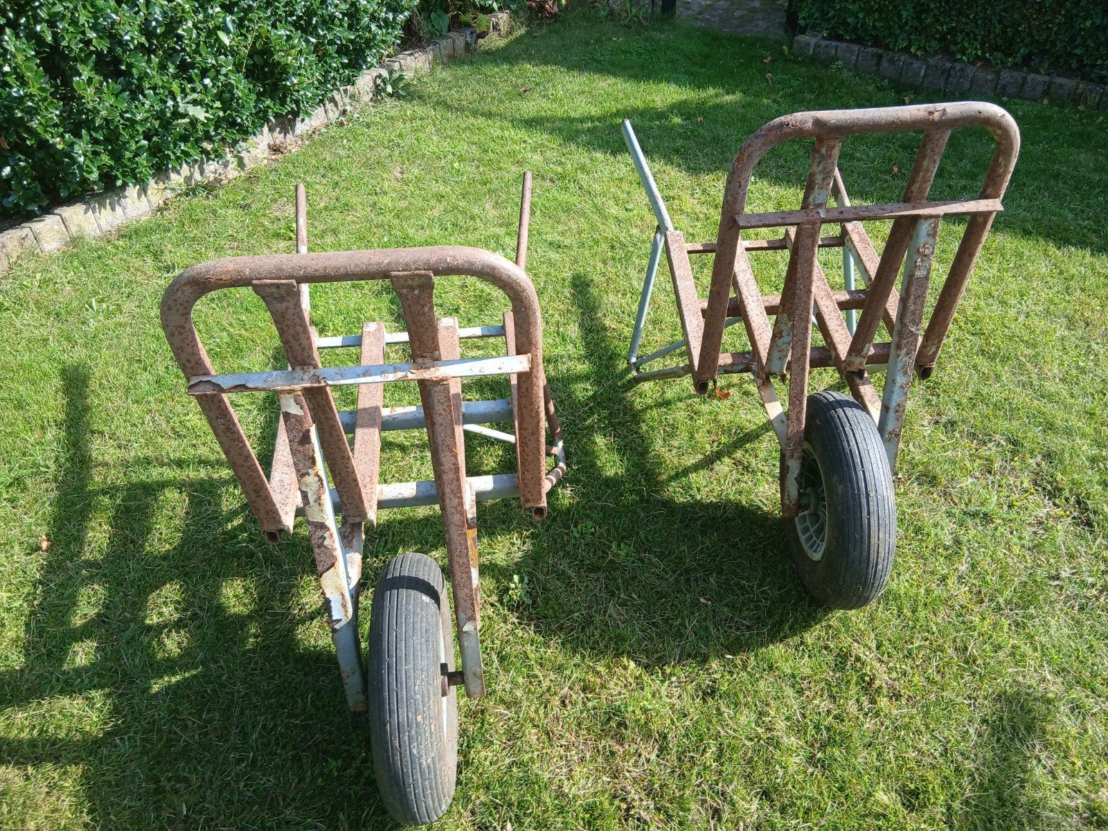 Steenkruiwagen, Ophalen, Gebruikt