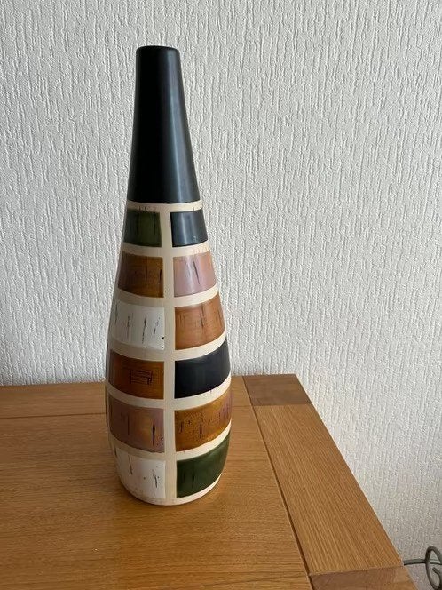 Modern / Vintage vaas 45cm Hoog, Huis en Inrichting, Woonaccessoires | Vazen, Overige kleuren, 45 cm, Ophalen of Verzenden, Zo goed als nieuw