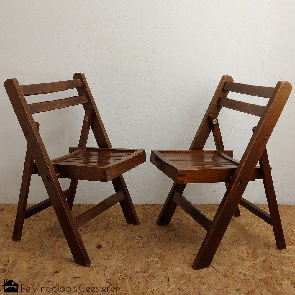 Twee leuke vintage Torck kinderklapstoelen, -, -, Ophalen of Verzenden, Zo goed als nieuw