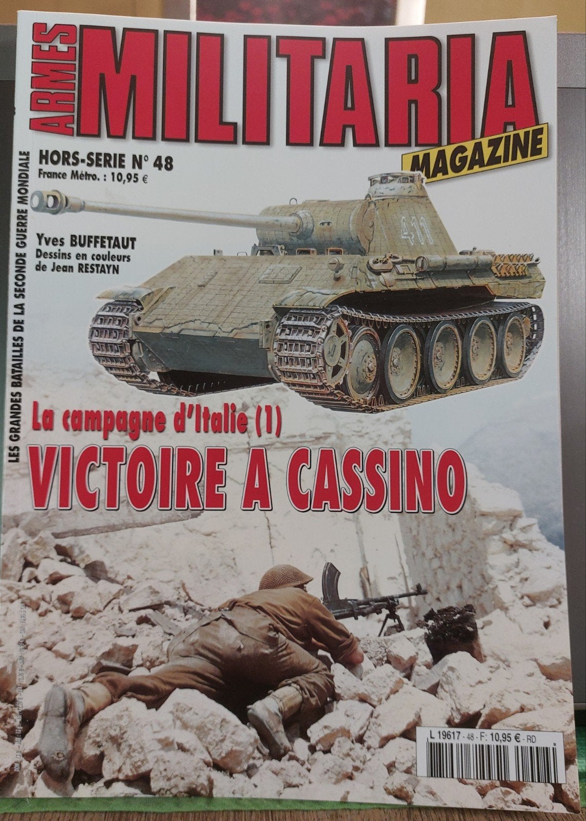 Militaria Magazine Hors-Série No 48 - Campagne d'Italie, Ophalen of Verzenden, Overige soorten, Overige gebieden, Boek of Tijdschrift