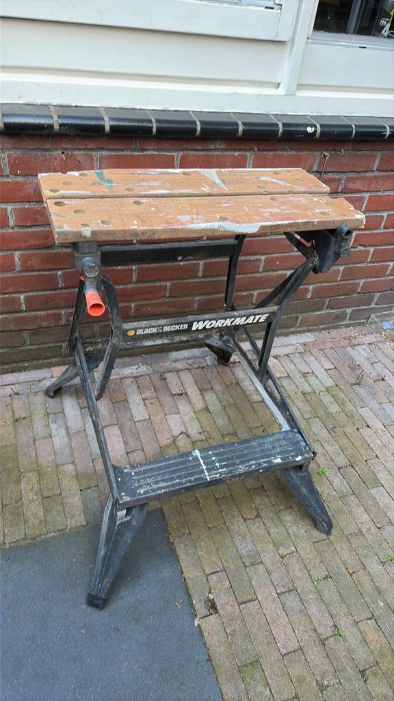 Black & decker workmate, Ophalen, Gebruikt, Minder dan 70 cm, Inklapbaar