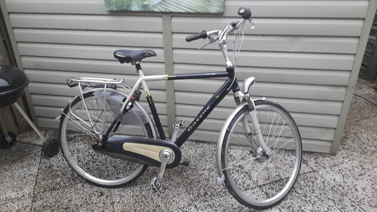 gazelle orange herenfiets 28 inch, Ophalen, Versnellingen, 56 cm of meer, Zo goed als nieuw