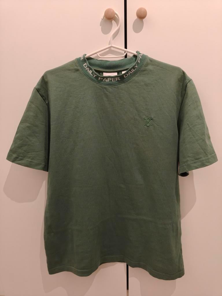 Daily Paper Maat M Groene Shirt t-shirt Origineel, Kleding | Heren, T-shirts, Ophalen of Verzenden, Zo goed als nieuw, Groen