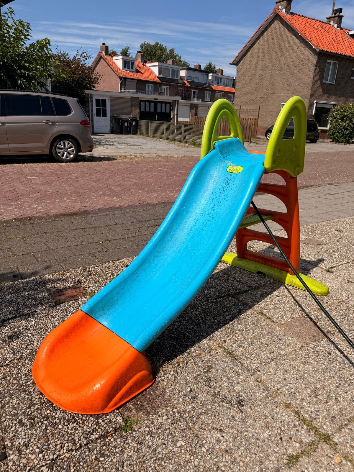 Feber glijbaan met wateraansluiting, Ophalen, Glijbaan