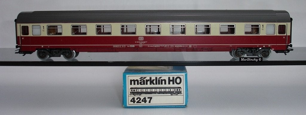 Märklin 4247 DB / TEE / IC Coupé Rijtuig / Abteilwagen !, Wisselstroom, Wagon, Ophalen of Verzenden, Zo goed als nieuw