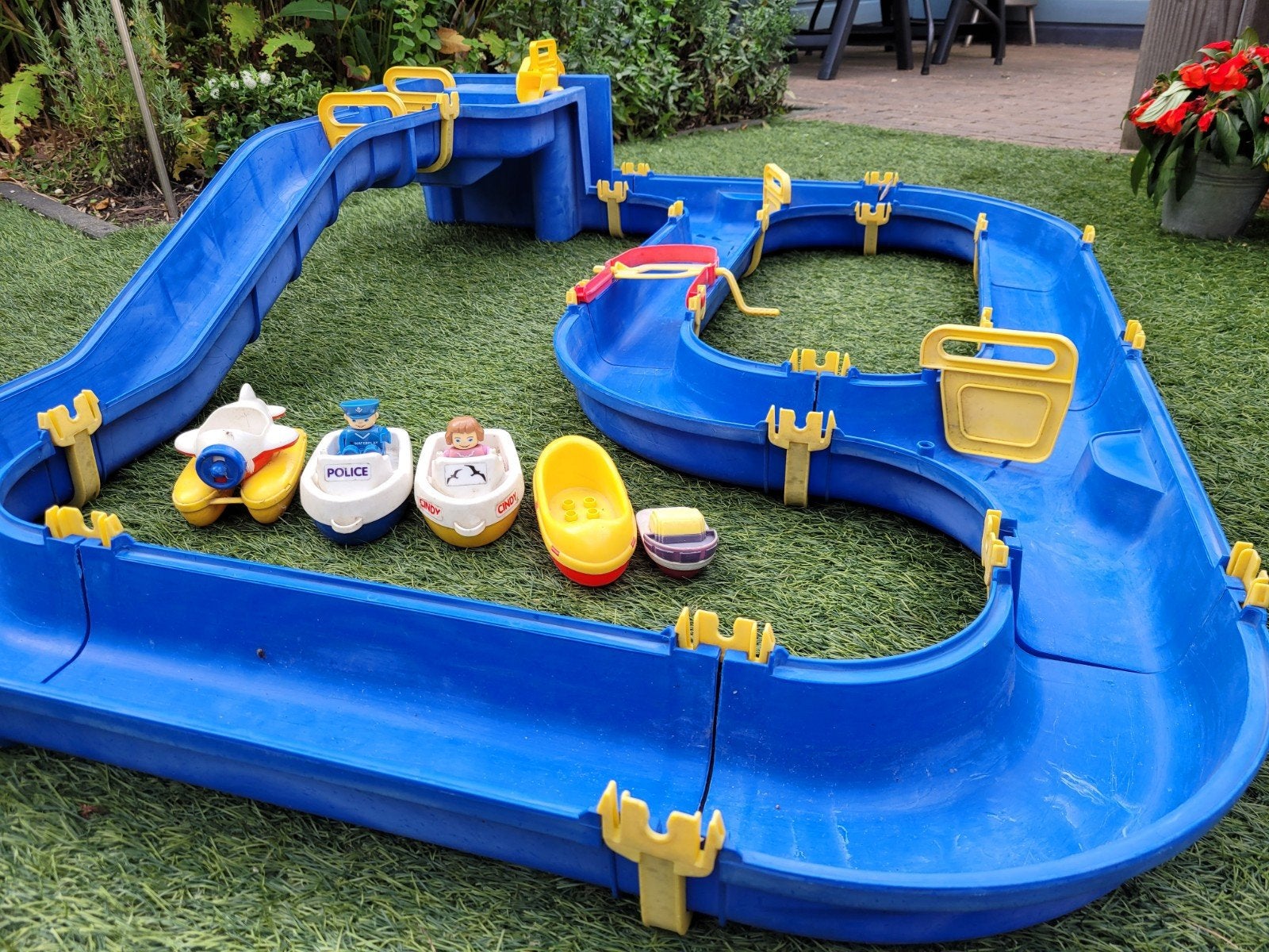 BIG Waterplay waterbaan, Ophalen, Gebruikt