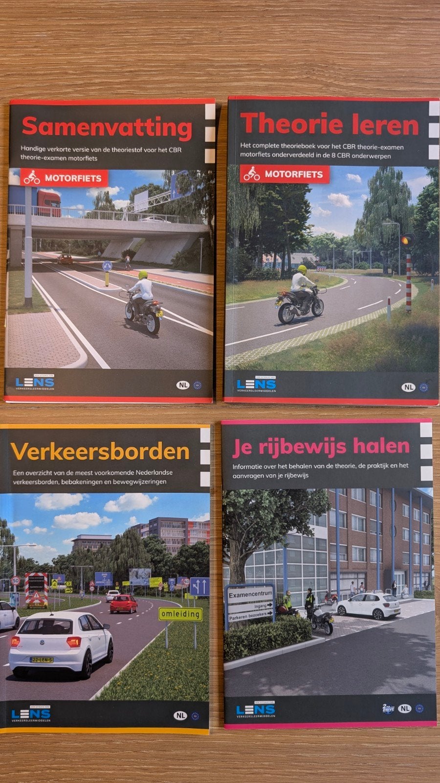 Motorfiets theorieboeken en verkeersborden 2026, Boeken, Ophalen of Verzenden, Zo goed als nieuw, Overige niveaus, LENS Verkeersleermiddelen
