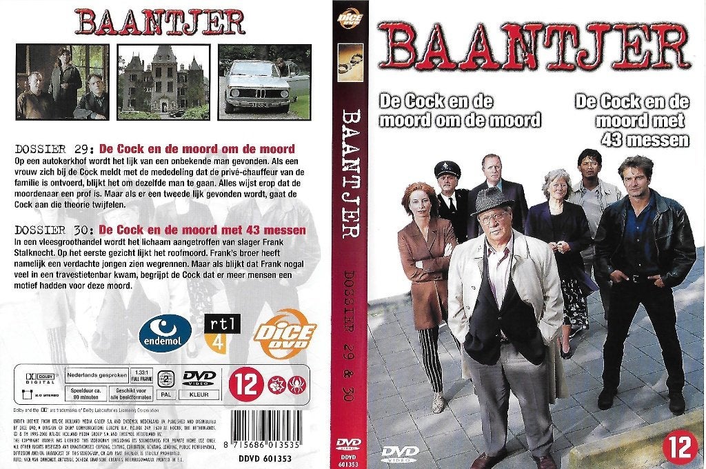 Baantjer dossier 29 & 30, Vanaf 12 jaar, Ophalen of Verzenden, Zo goed als nieuw, Komedie