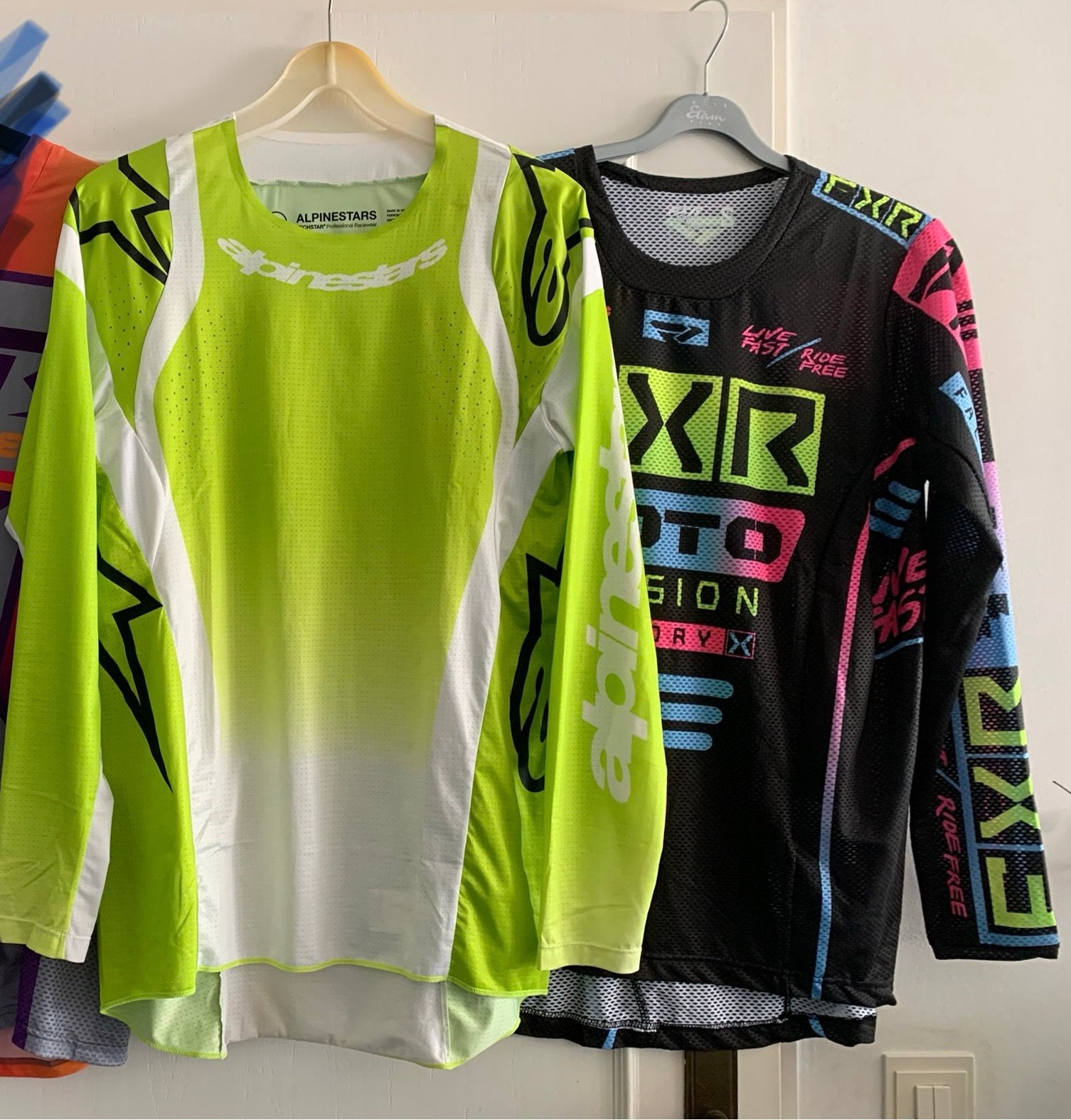 2 motorcross shirts ongebruikt FXR/Alpinestar maat S, Motoren, Ophalen of Verzenden, Nieuw zonder kaartje, Motorcrosskleding