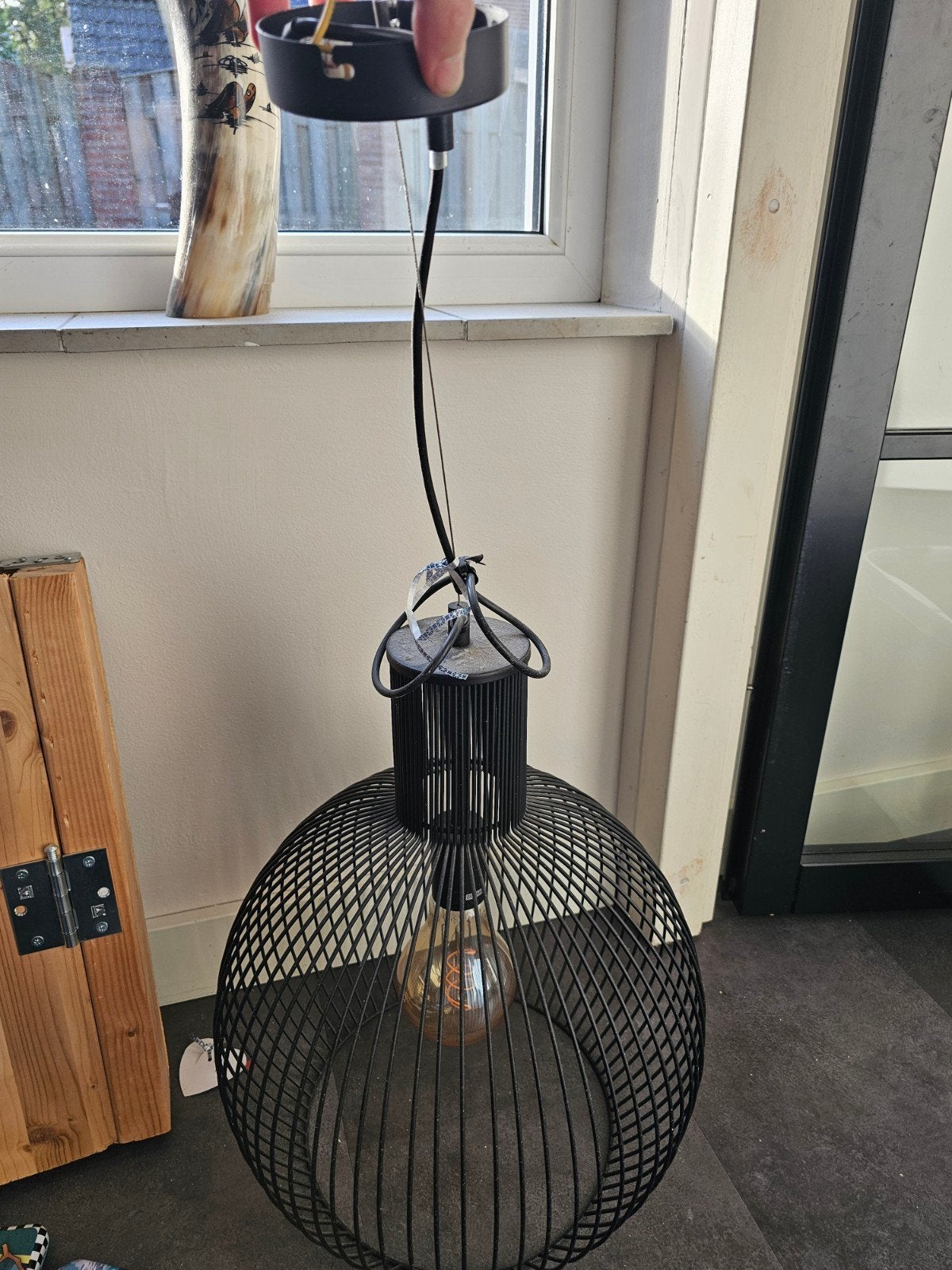 hanglamp hang lamp, Ophalen