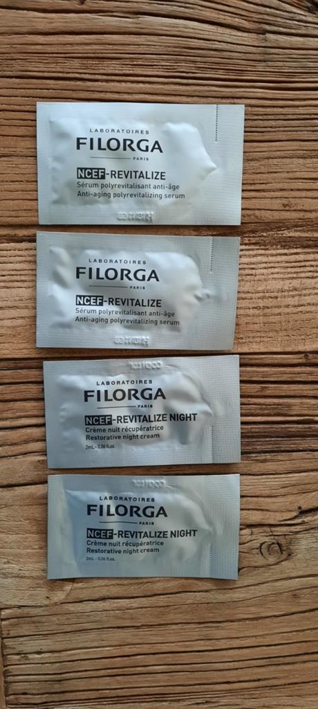 Filorga gezichtsproefjes 4 stuks samen voor 1,00 euro, Ophalen of Verzenden, Nieuw, Gehele gezicht, Verzorging