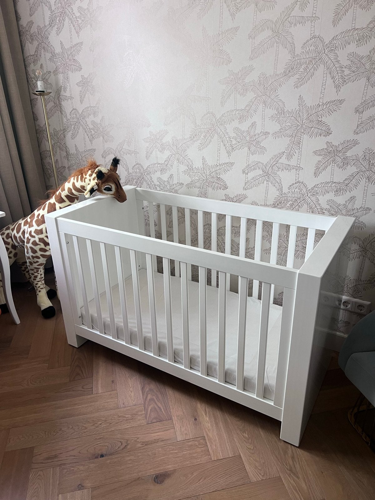 Bopita bedje - Wit ledikant voor baby of peuter, Gebruikt, Wit, Hout, Eenpersoons
