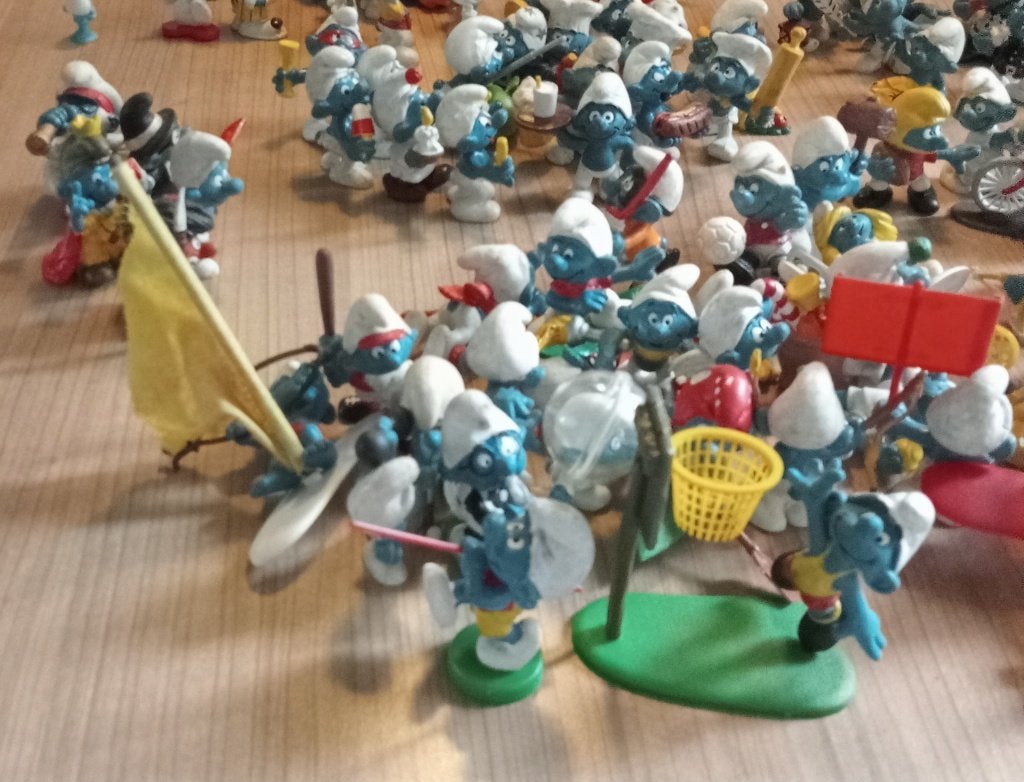 smurfenpoppetjes, Verzamelen, Poppetjes en Figuurtjes, Ophalen of Verzenden, Zo goed als nieuw