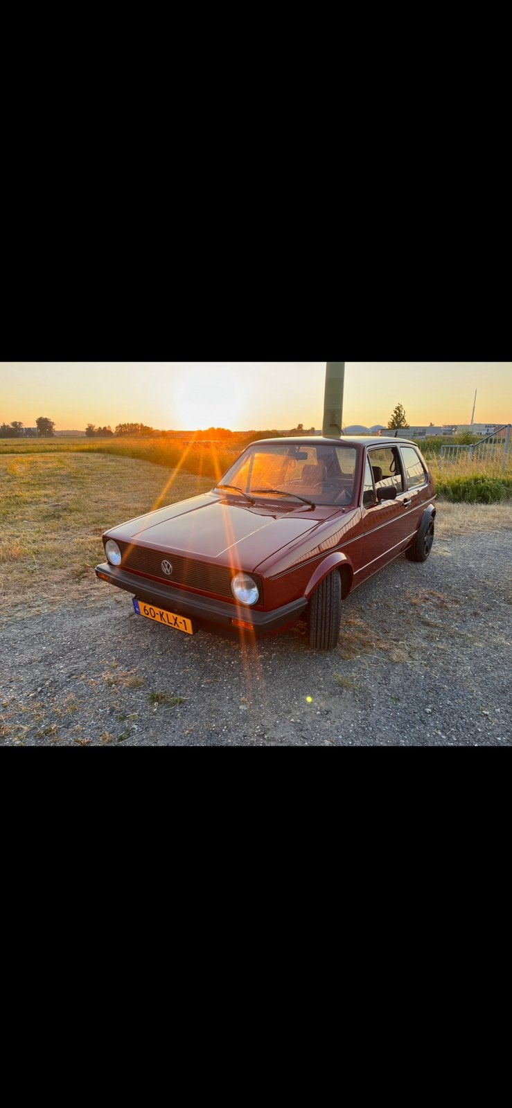 Volkswagen Golf 1 - VR6, Auto's, Volkswagen, Particulier, Golf, Benzine, Hatchback, Handgeschakeld, Geïmporteerd, Rood, Zwart