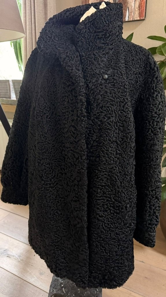 Echte bontjas (pelzen) van Van Bouwel, Kleding | Dames, Maat 38/40 (M), Zwart, Pelzen van Bouwel, Ophalen of Verzenden