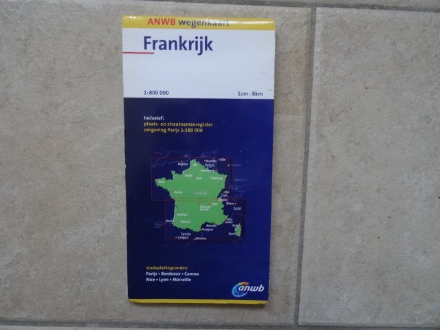 anwb wegenkaart Frankrijk, Ophalen of Verzenden, 2000 tot heden, Frankrijk, Landkaart