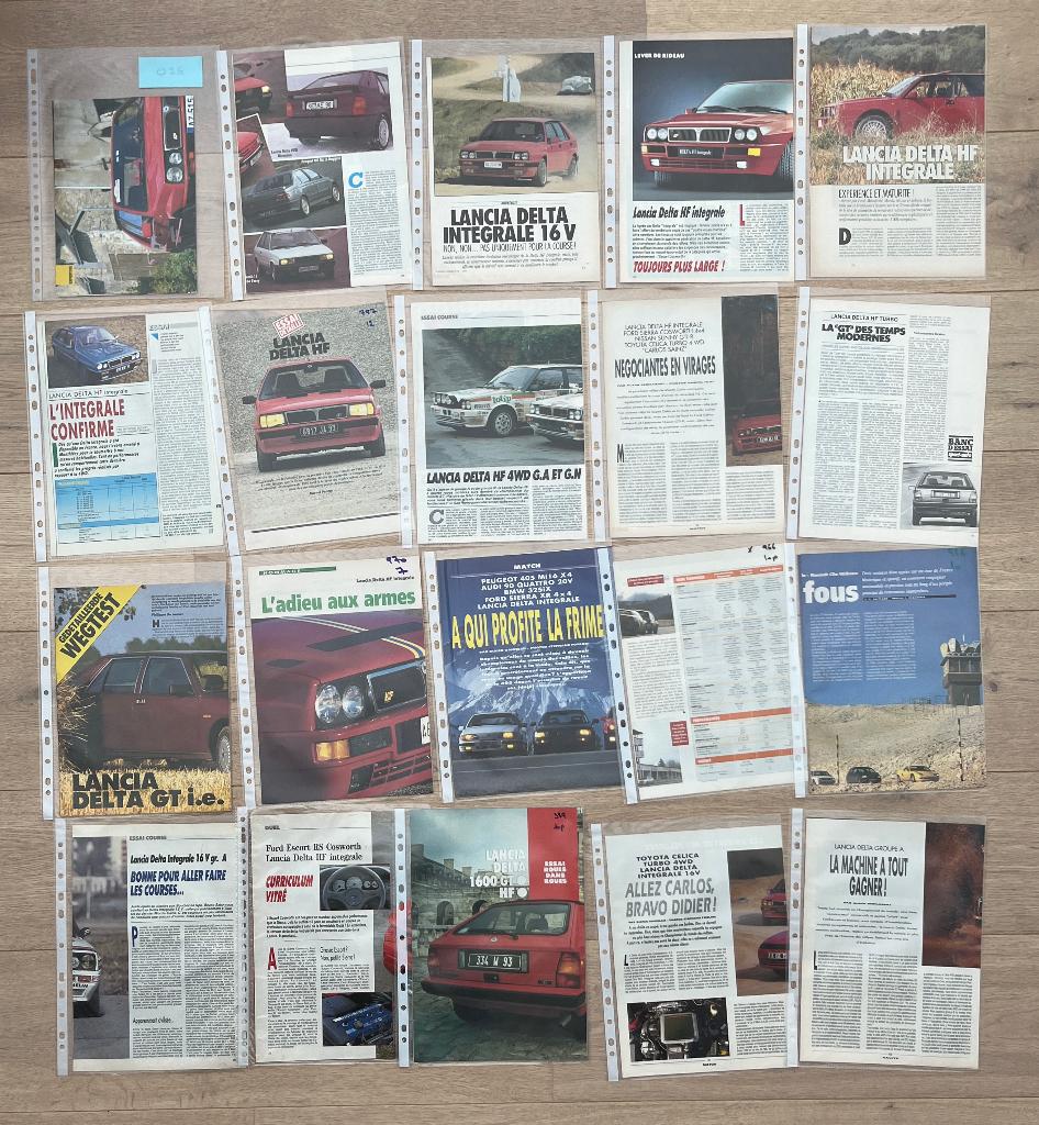 LANCIA DELTA INTEGRALE ARTIKELS, Verzenden, Overige merken