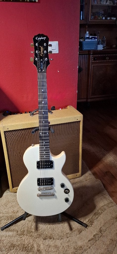 Epiphone Les Paul Special II White, Ophalen, Gebruikt, Solid body, Epiphone