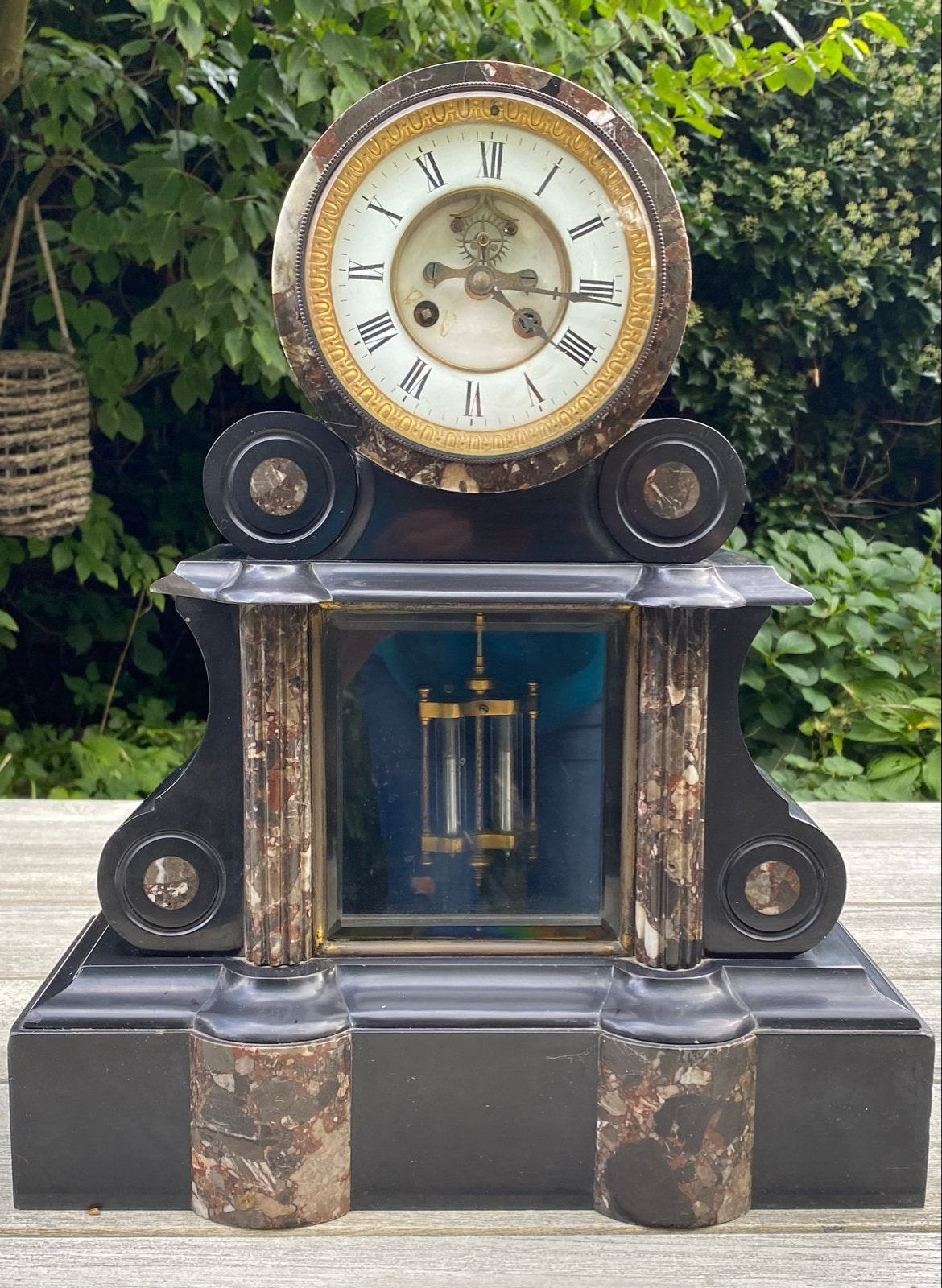 Antieke Frans/Belgische art deco pendule., Ophalen