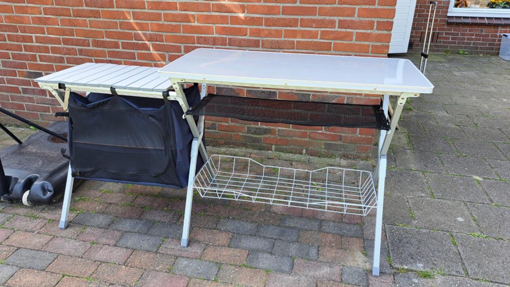 Hypercamp campingkeuken - functioneel met lichte schade, Ophalen, Gebruikt