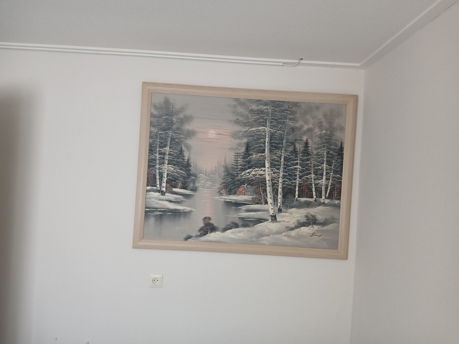 natuurschilderij xxl barry bob ross style, Ophalen of Verzenden