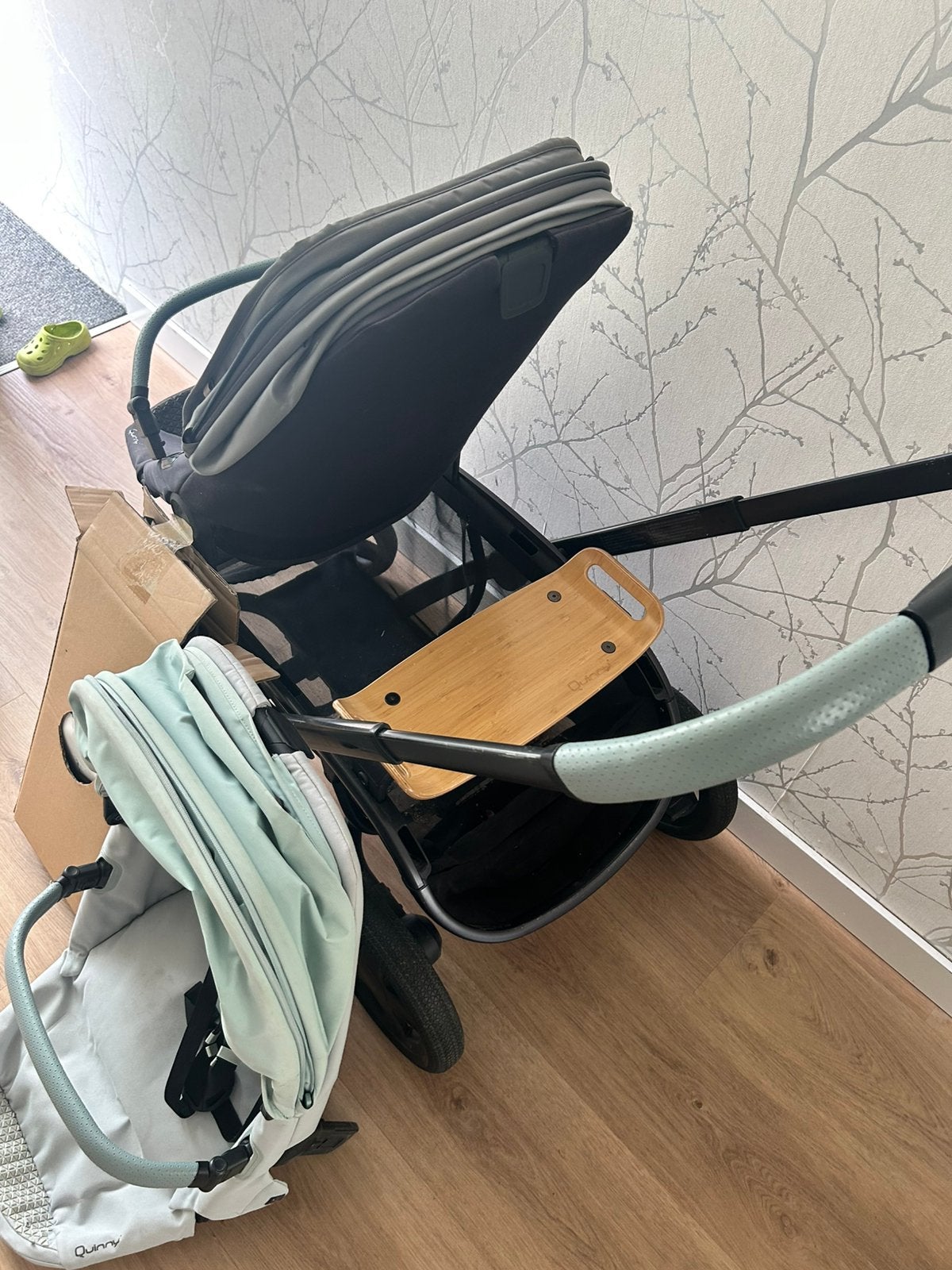 Quinny duo met reiszitje, Kinderen en Baby's, Kinderwagens en Combinaties, Ophalen, Gebruikt, Quinny