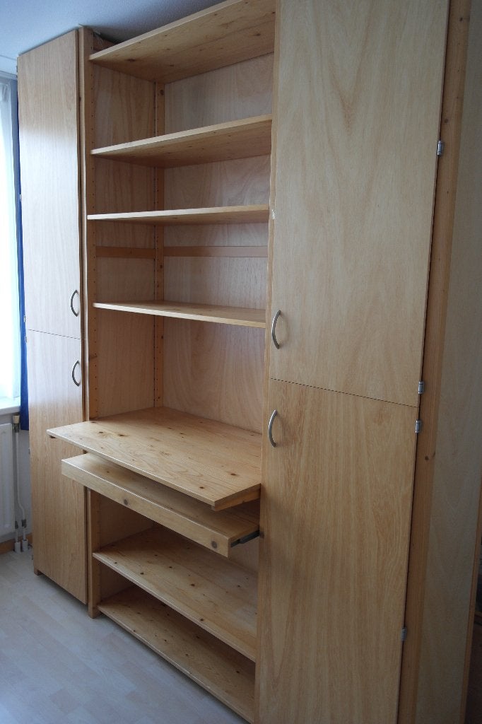 Lundia bureau-kast combinatie, Opbergruimte, Gebruikt, Scandinavisch, Overige merken