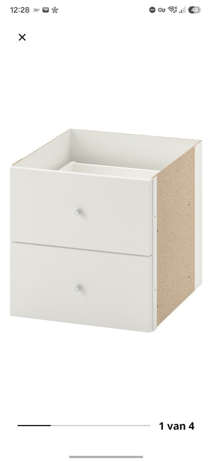 Kalax lades - 2 sets, zo goed als nieuw, Huis en Inrichting, Overige materialen, Minder dan 50 cm, 1 of 2 laden, Ophalen of Verzenden