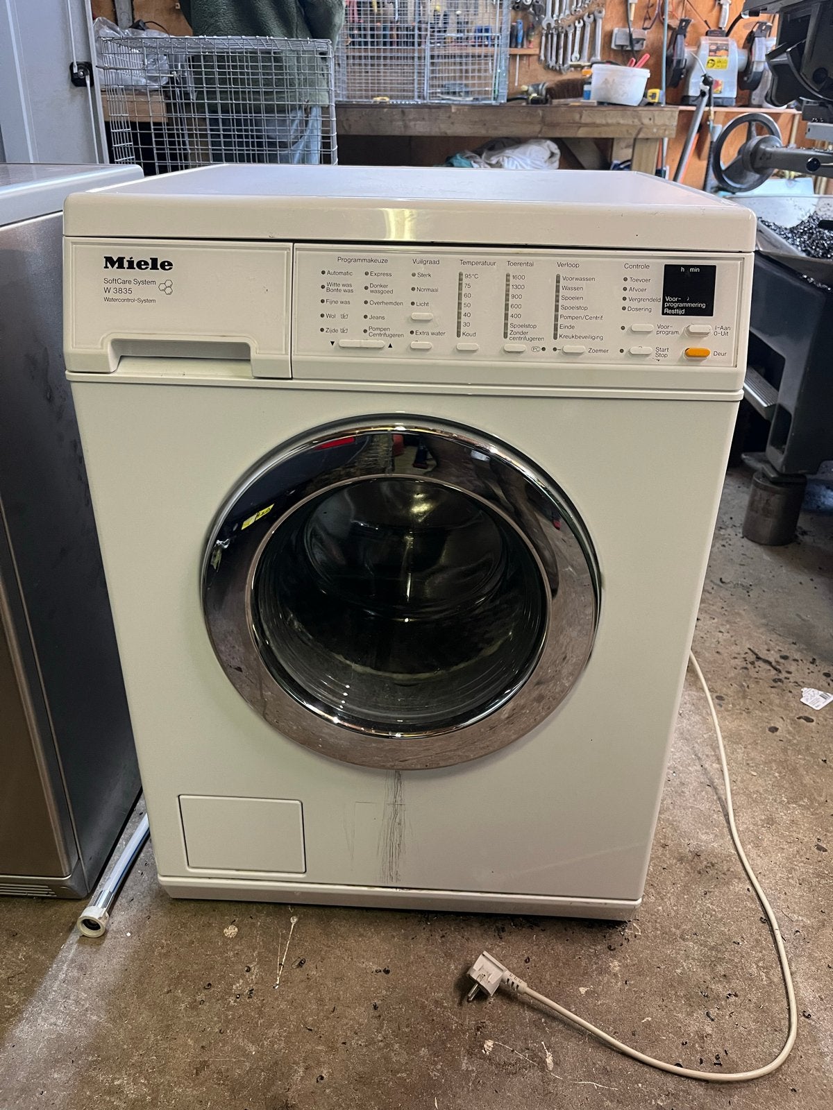Miele W 3835 SoftCare System Wasmachine, Ophalen, Gebruikt, Voorlader, Kort programma