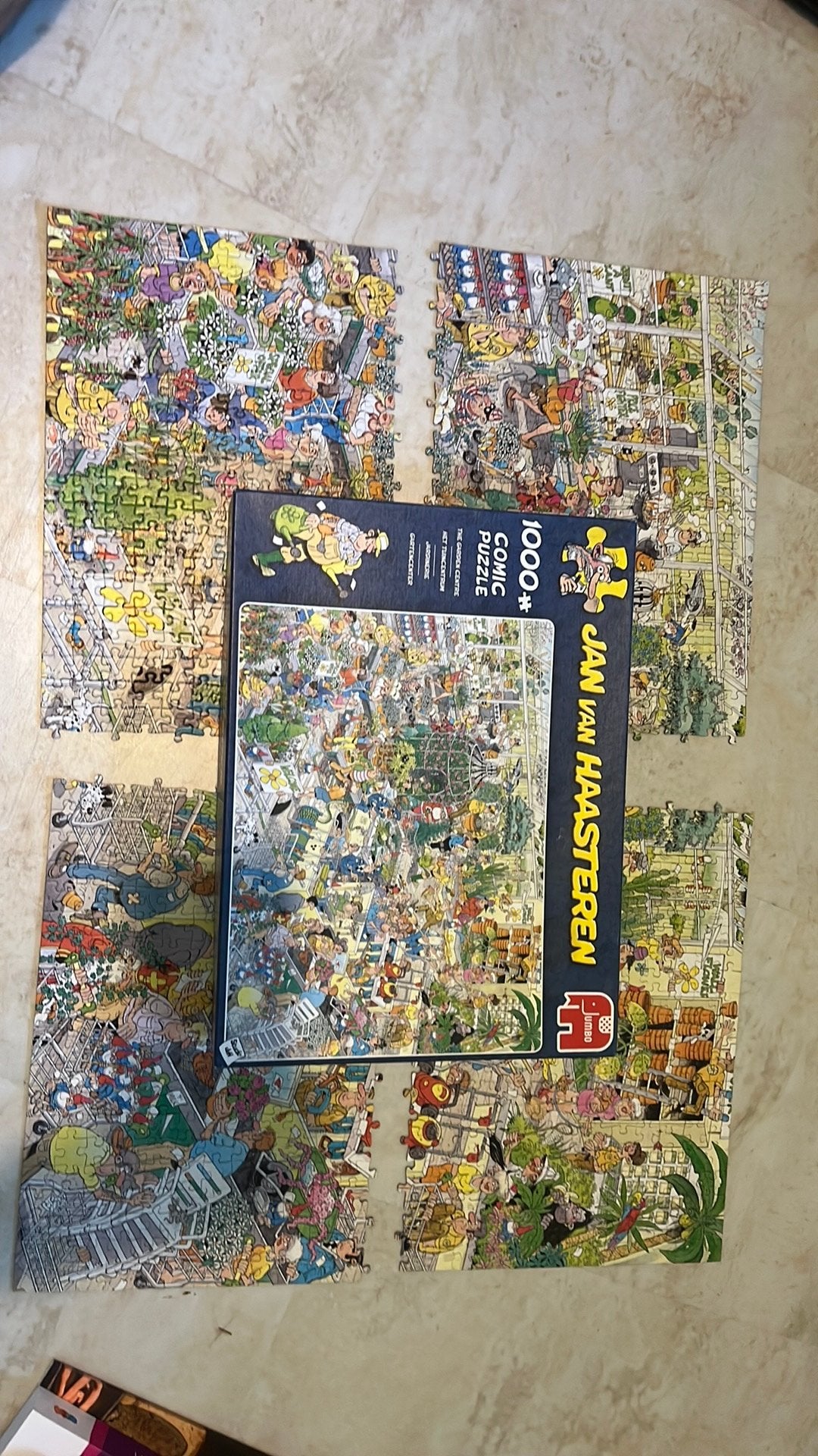 Jan van Haasteren puzzel 1000 stukjes, Ophalen of Verzenden, 500 t/m 1500 stukjes, Zo goed als nieuw