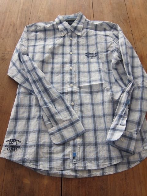 Mcgregor blouse overhemd regular fit l blauw heren, Zo goed als nieuw, Merkfreak, McGregor, Blauw