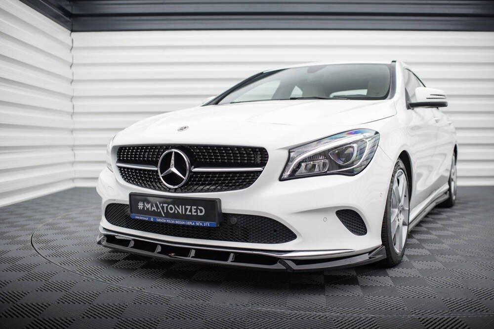 Voorlip sideskirt spoiler diffuser - Mercedes CLA C117 17-19, Ophalen of Verzenden