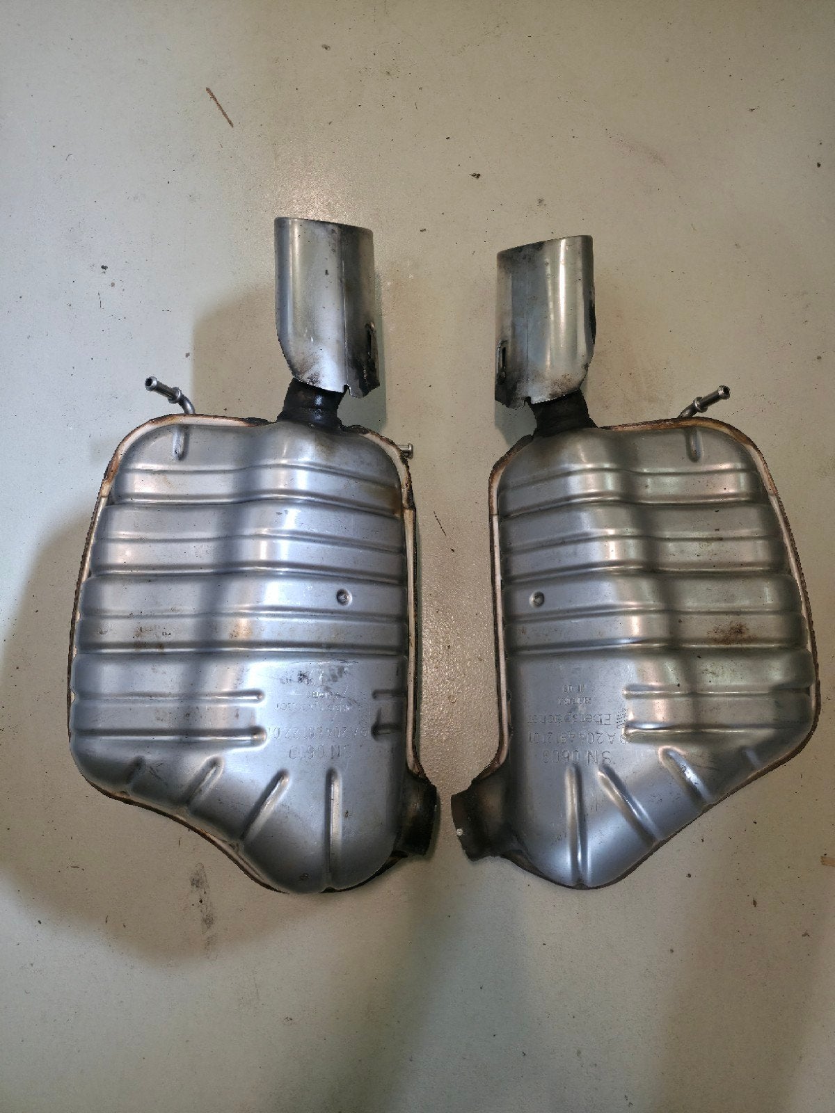 Einddemper W204 C280/C300 (Links & Rechts), Ophalen, Gebruikt, Mercedes-Benz