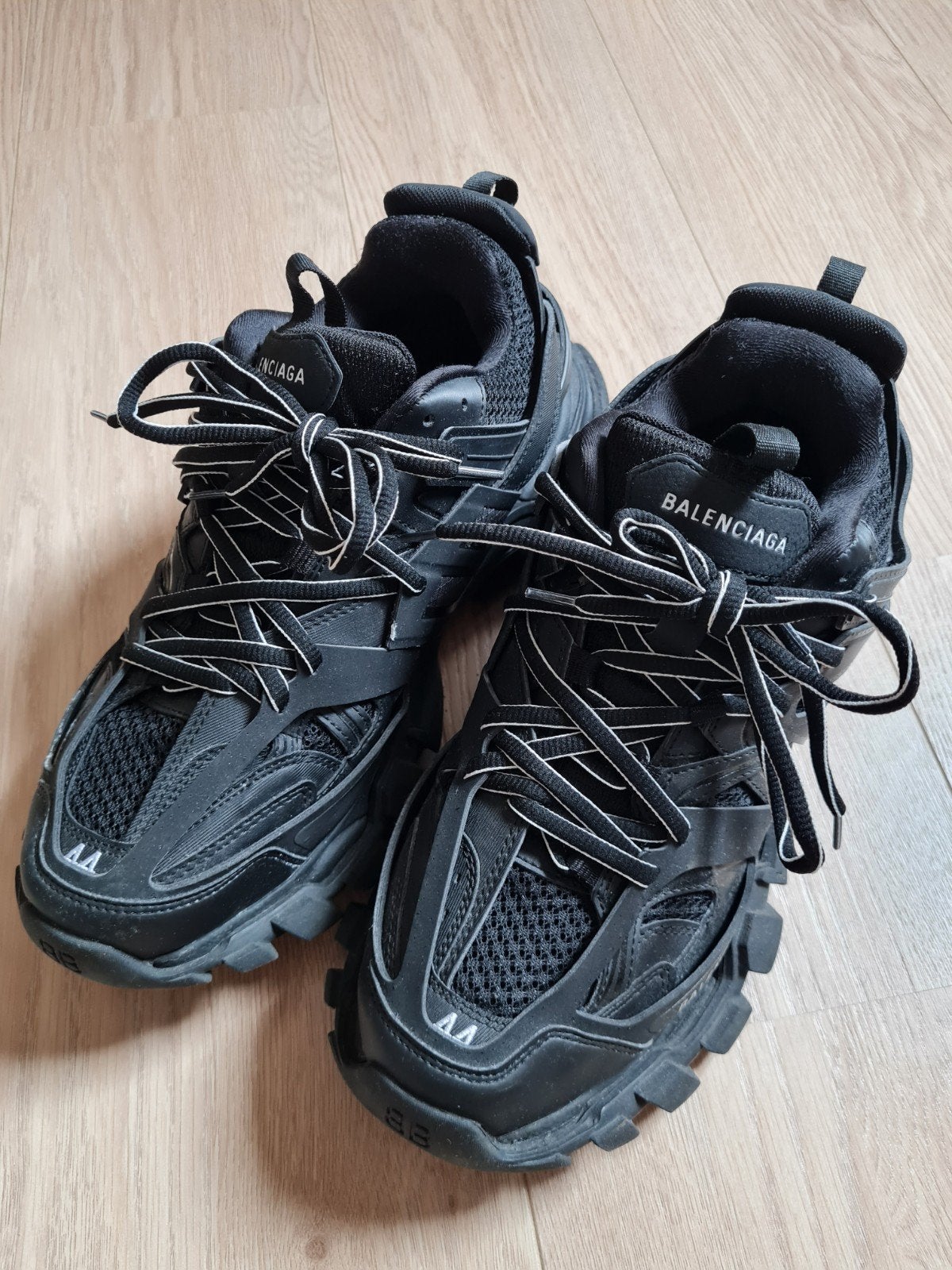 Balenciaga Track 1.1 sneakers zwart, maat 44, Ophalen of Verzenden, Zo goed als nieuw, Zwart
