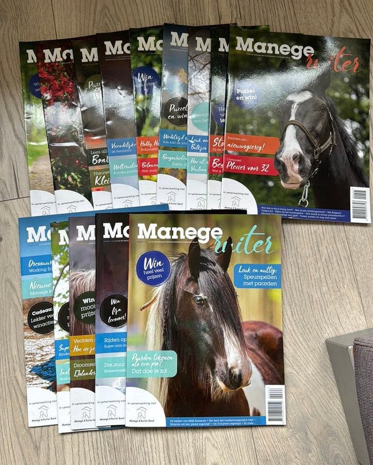 14 tijdschriften manege, Ophalen of Verzenden, Zo goed als nieuw, Overige typen