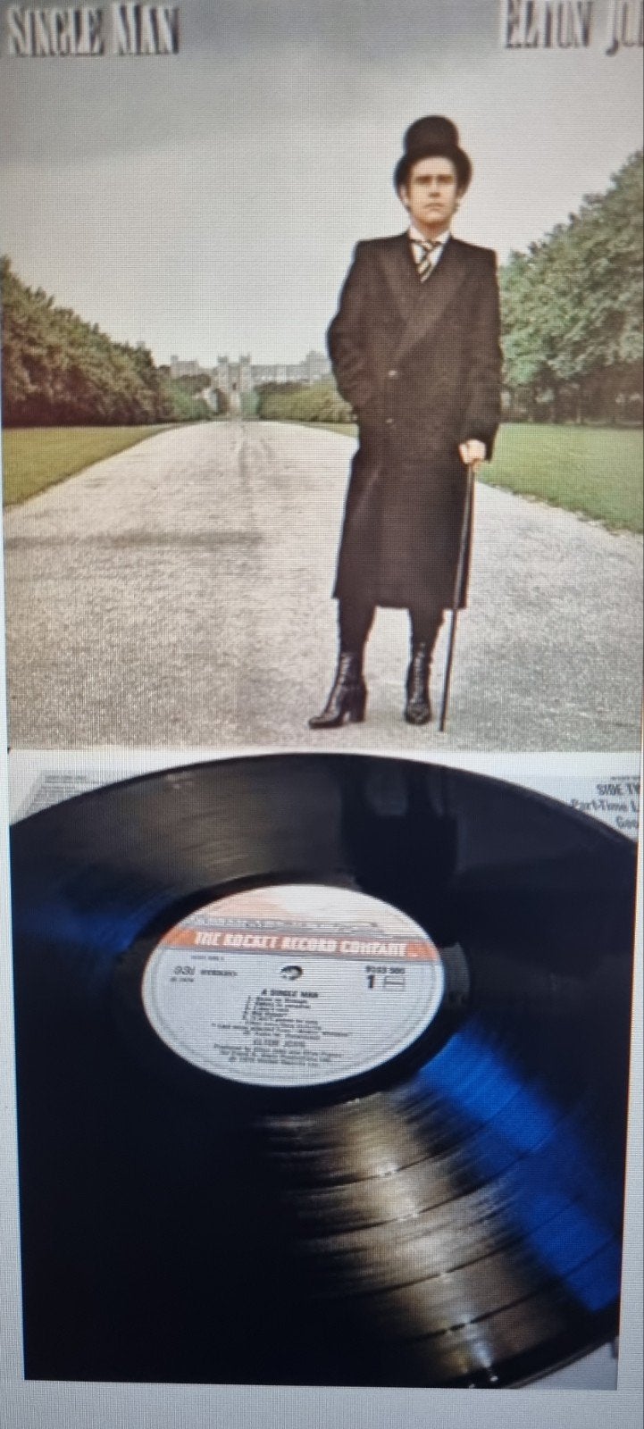 Elton John - A Single Man LP (1978) - Pop Rock Vinyl, LP, Gebruikt, Pop, Ophalen of Verzenden
