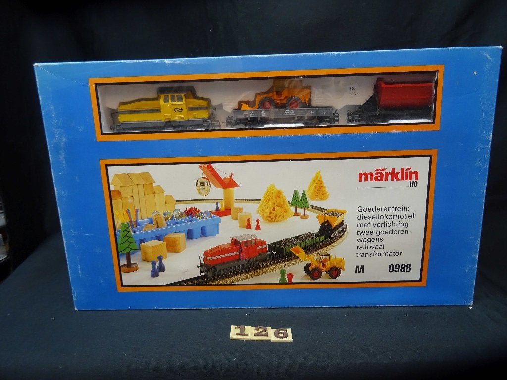 126=Marklin set 0988 van de Nederlandse spoorwegen.219, Wisselstroom, Treinset, Ophalen of Verzenden, Zo goed als nieuw