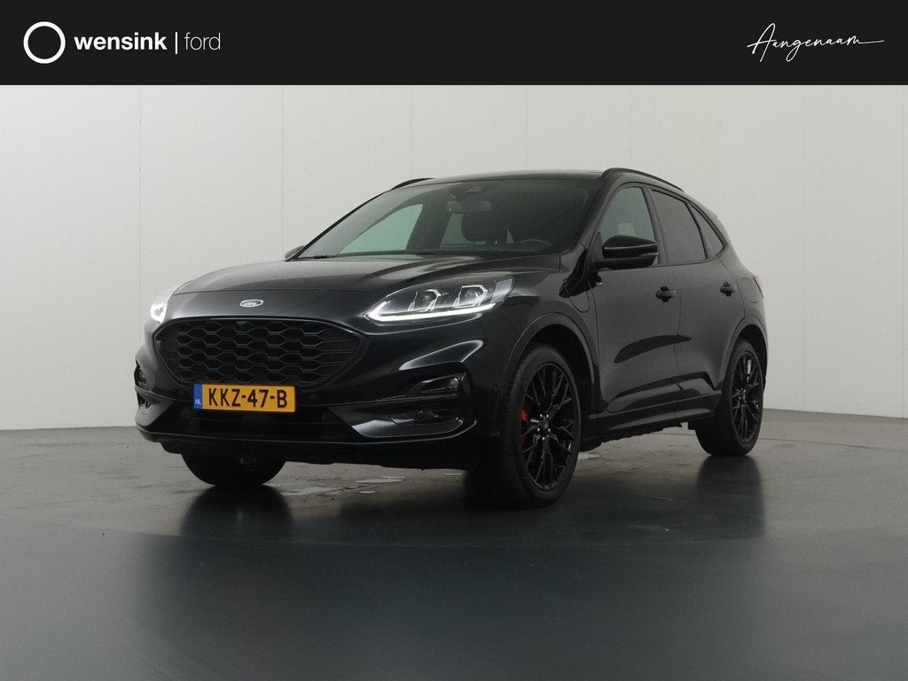 Ford Kuga 2.5 PHEV ST-Line X Black Pack | Panoramadak | Wint, Auto's, Ford, Gebruikt, 4 cilinders, Leder en Stof, Zwart