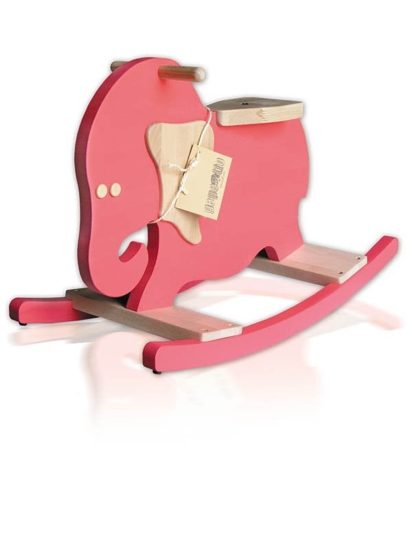 Houten hobbelolifant Gepetto NIEUW, Ophalen of Verzenden, Nieuw, Rij- of Hobbelspeelgoed