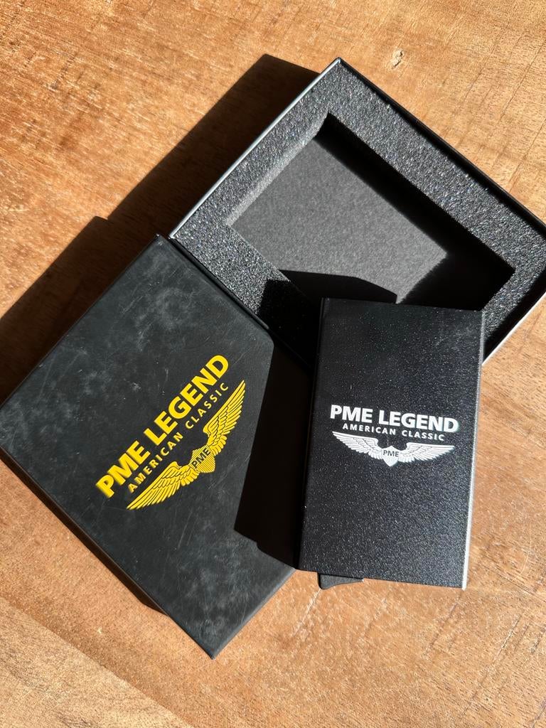 PME Legend Pasjeshouder - Spotnieuw in doos, Sieraden, Tassen en Uiterlijk, Portemonnees, Ophalen of Verzenden, Nieuw, Zwart, Overige merken