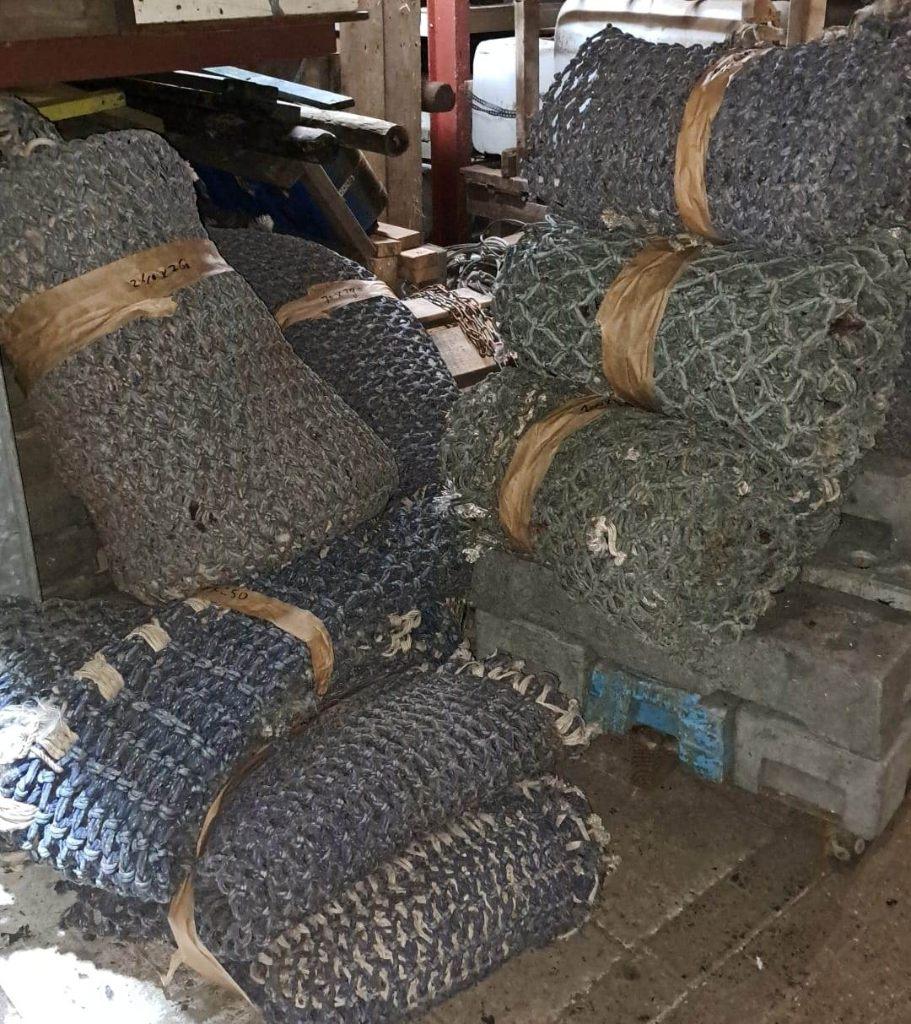 Visnet / net / fuik decoratief, Ophalen of Verzenden, Gebruikt