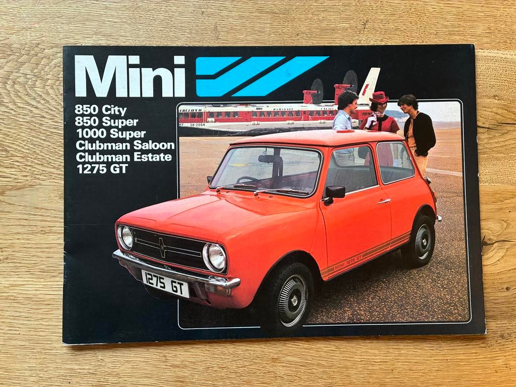 Mini UK brochure 7/79, Ophalen of Verzenden, Zo goed als nieuw, Overige merken