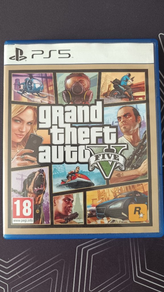 Grand Theft Auto V (GTA 5) PS5, Online, Gebruikt, Vanaf 18 jaar, 1 speler