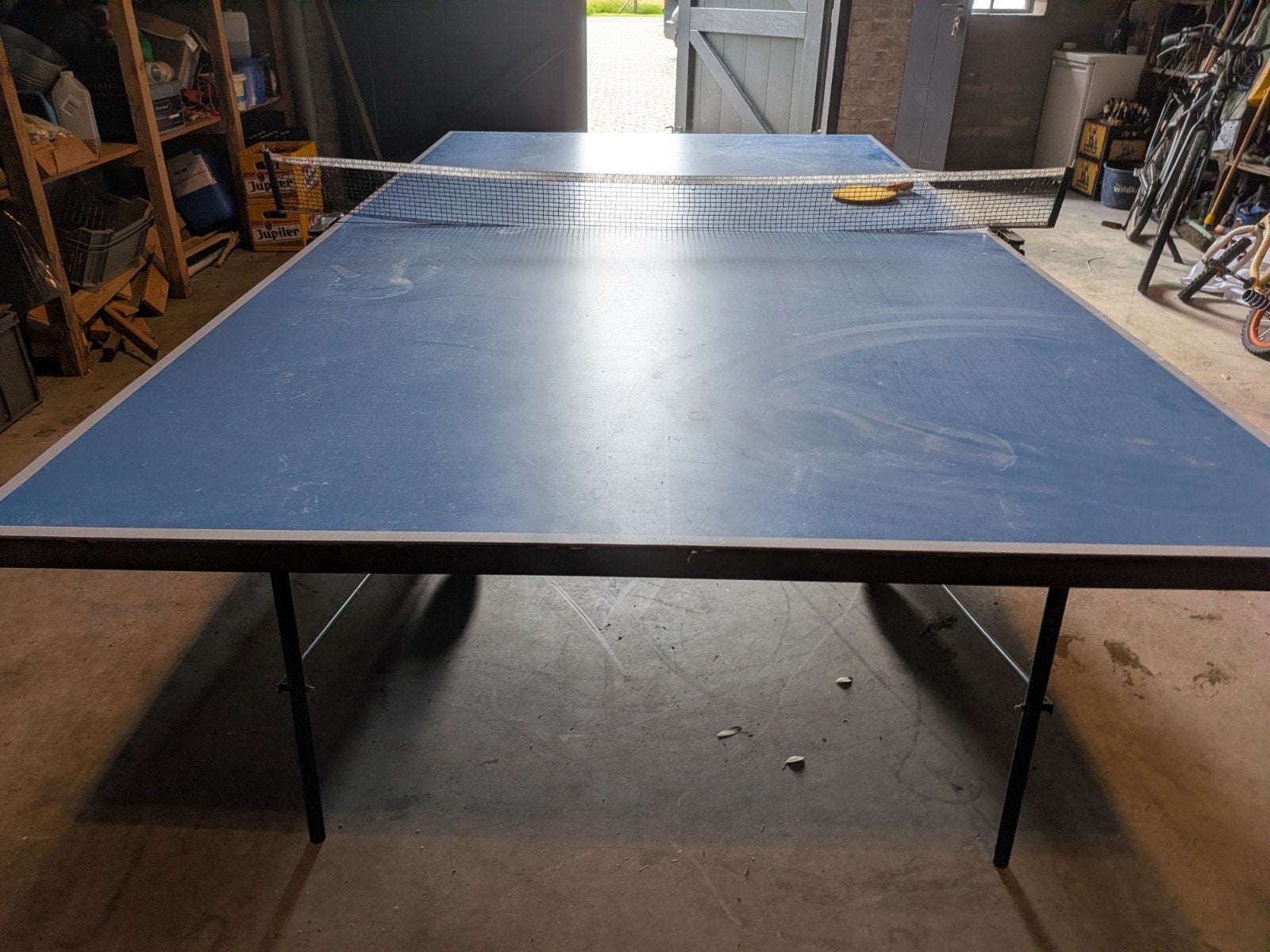 Heemskerk ROL-Compact 1800 Buiten Tafeltennistafel, Ophalen of Verzenden, Gebruikt, Tafel Outdoor, Verrijdbaar