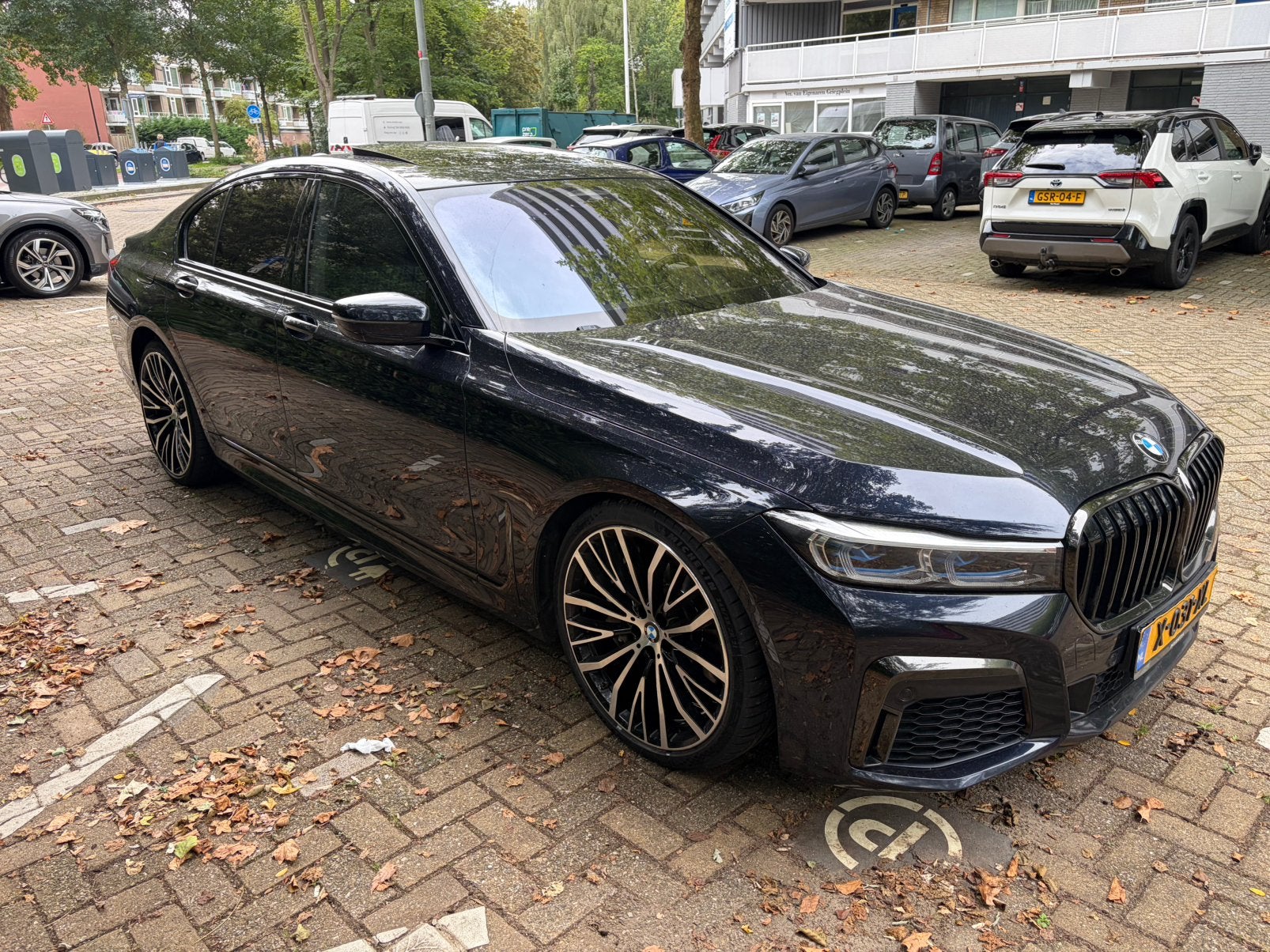 BMW 7-Serie 745e 394pk Iperformance Aut 2019 Zwart, Auto's, Automaat, Achterwielaandrijving, Zwart, Bedrijf