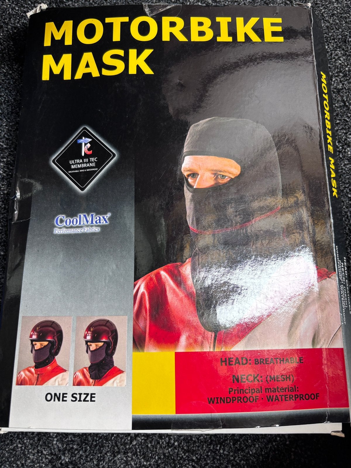 Cool Max bivak moter mask, Kleding | Heren, Ophalen of Verzenden, Nieuw, Handschoenen