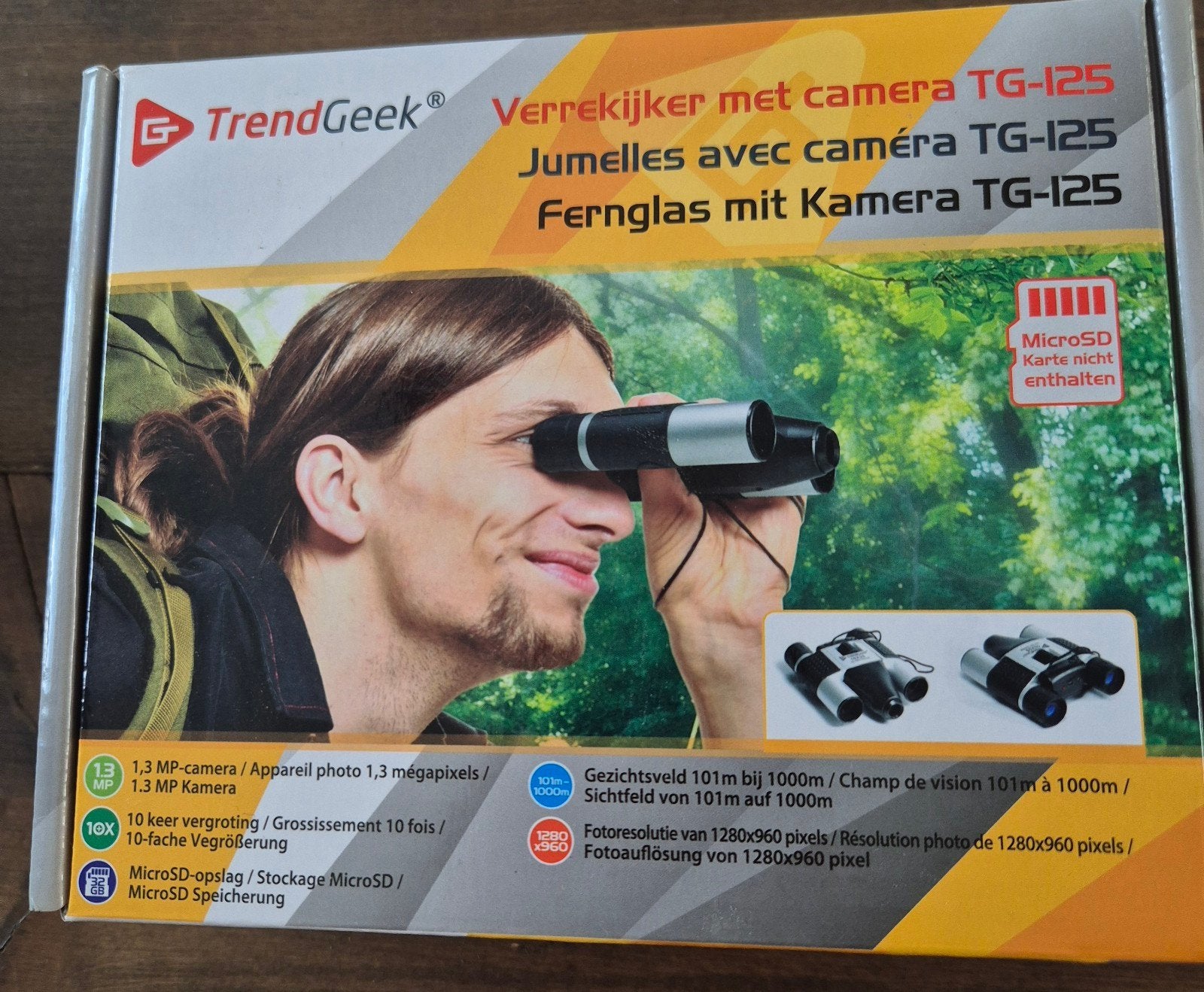 Verrekijker met camera, Audio, Tv en Foto, Optische apparatuur | Verrekijkers, Ophalen, 20x of meer, Overige typen