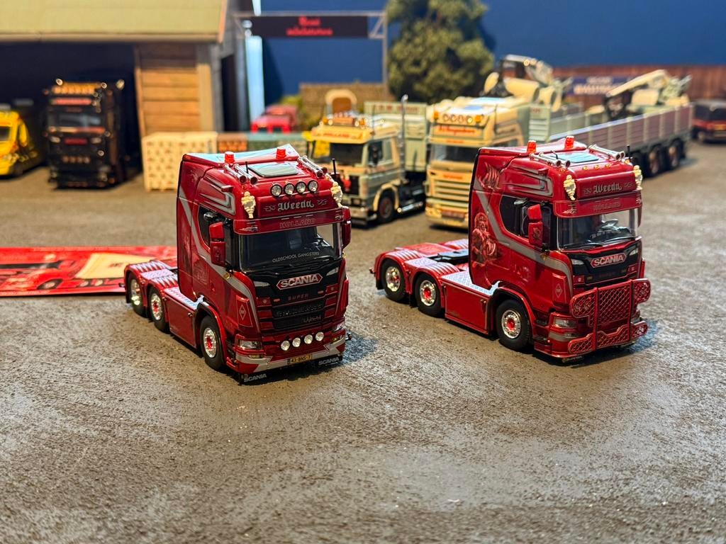 Tekno 2x weeda, Hobby en Vrije tijd, Modelauto's | 1:50, Tekno, Nieuw, Tekno, Bus of Vrachtwagen