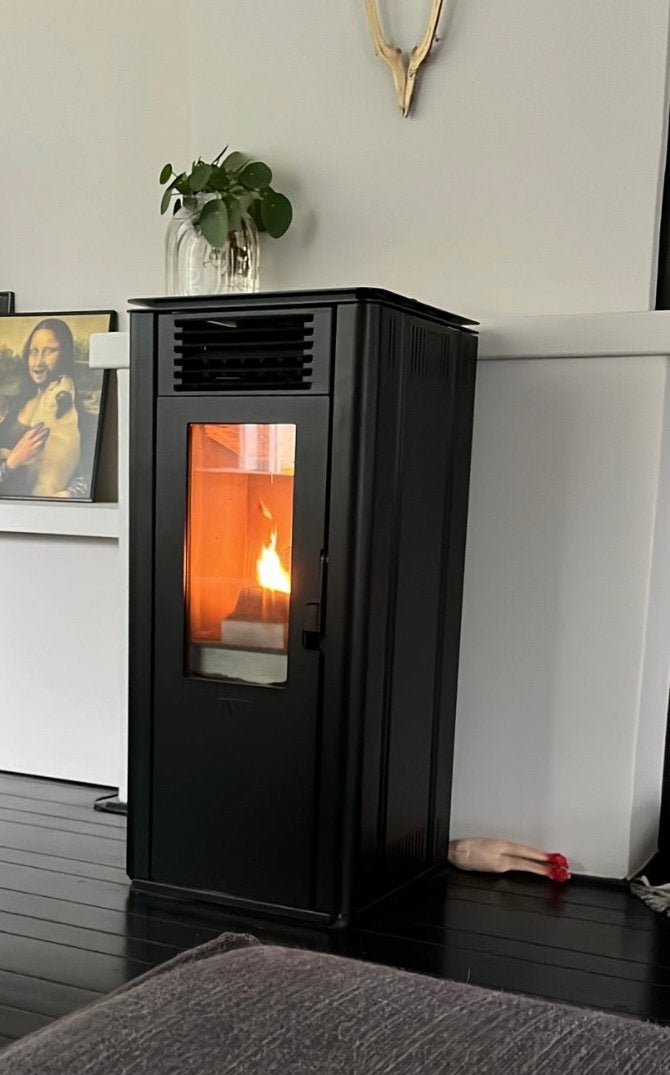 Livin’ Flame Ulvik 10, Ophalen, Overige brandstoffen, Zo goed als nieuw, Pelletkachel
