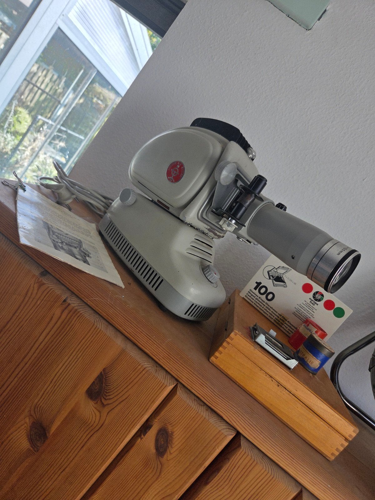 Luctor Elite projector, Ophalen, Gebruikt